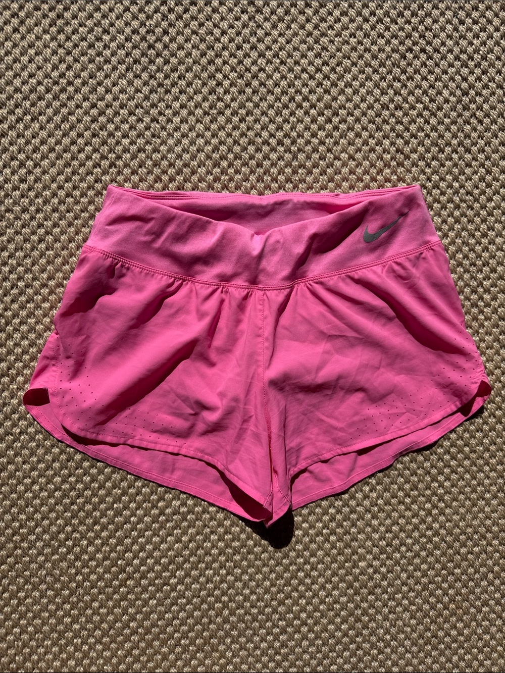 Nike Women's Bright Pink Athletic Running Shorts size medium
